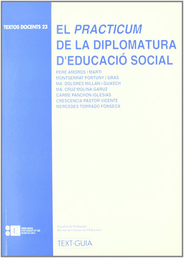 Pràcticum de la diplomatura d'educació social