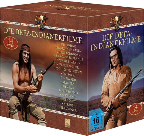 Indianer-Box (12x Gojko + Atkins + Blauvogel) [14 DVDs]