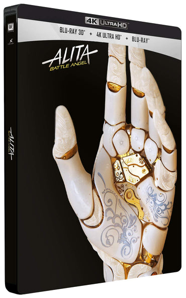 Alita : Battle Angel [4K Ultra HD + Blu-ray 3D + Blu-ray - Édition Limitée SteelBook]