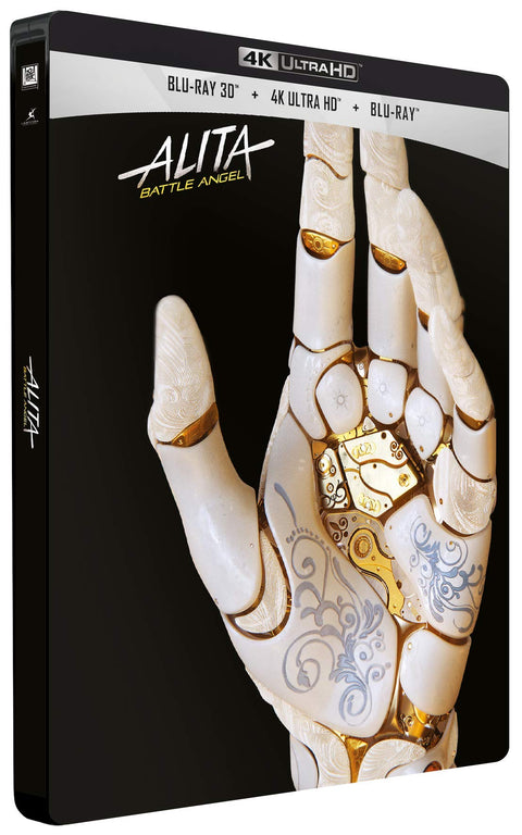 Alita : Battle Angel [4K Ultra HD + Blu-ray 3D + Blu-ray - Édition Limitée SteelBook]