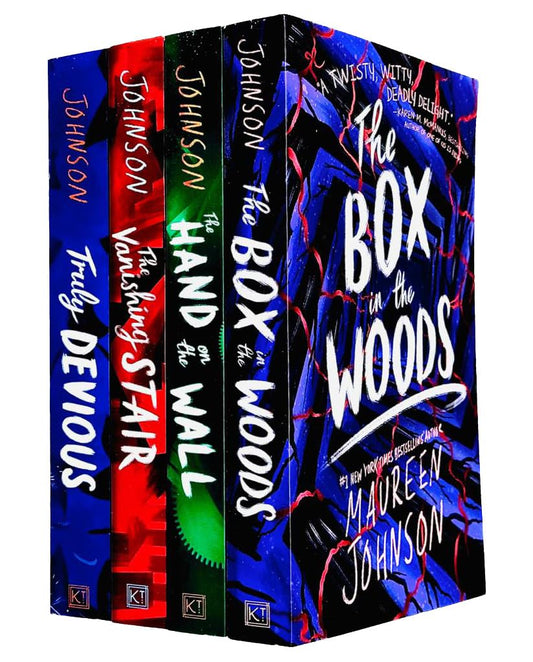 Truly Devious Series 4 Books Collection Set By Maureen Johnson (Truly Devious A Mystery, The Vanishing Stair, The Hand o