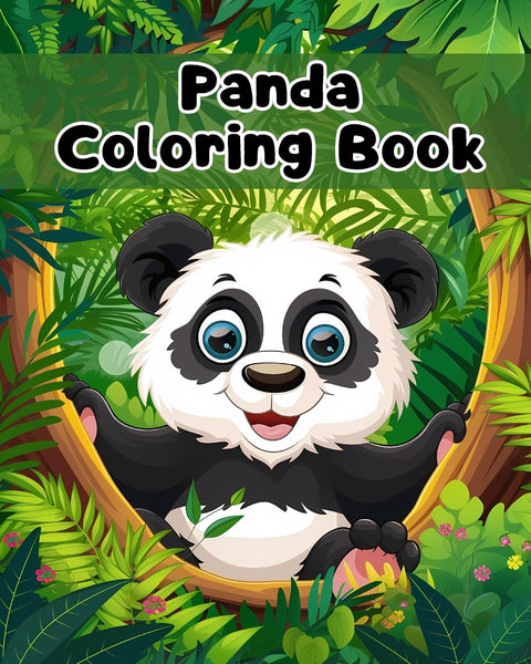 Panda Coloring Book: Simple Panda Coloring Pages For Kids Ages 1-3