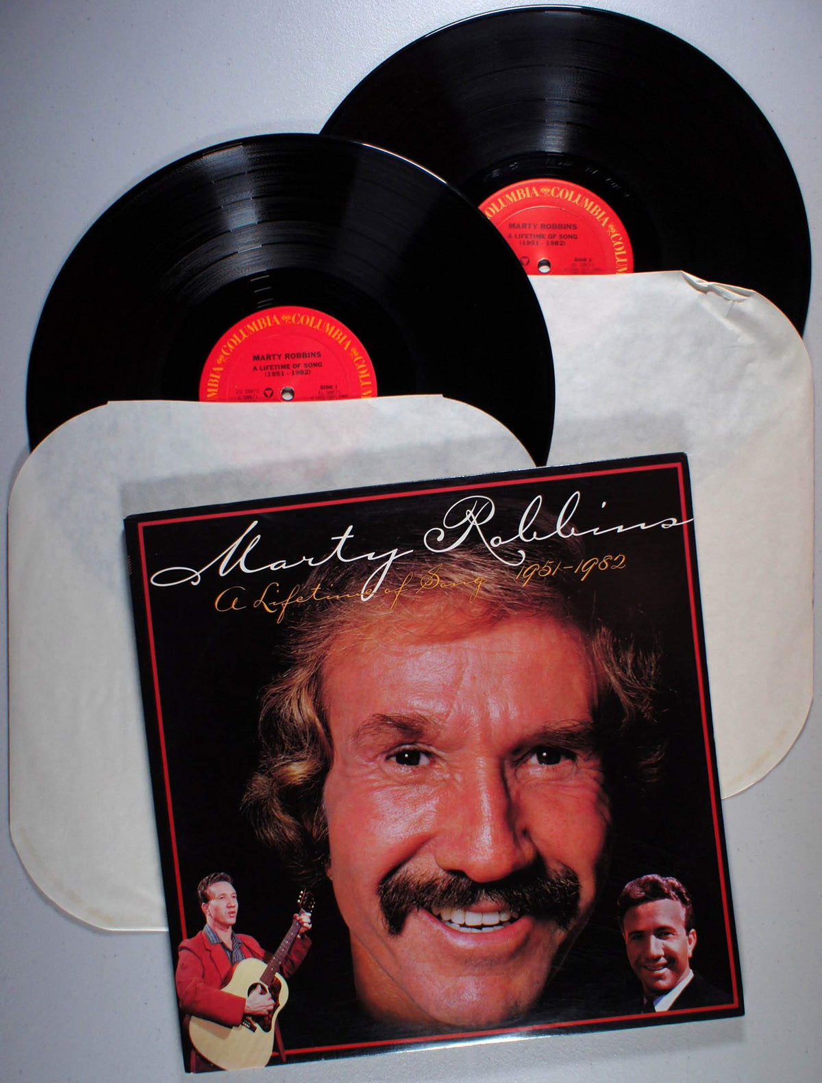MARTY ROBBINS - a lifetime of song 1951-1982 COLUMBIA 38870 (LP vinyl record)