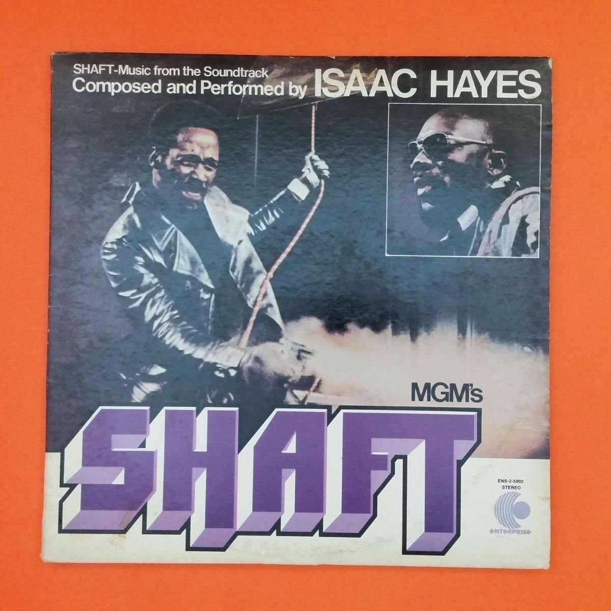 SHAFT Soundtrack Isaac Hayes Dbl LP Vinyl VG+ GF Enterprise ENS 2 5002