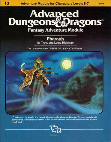 Pharaoh: Advanced Dungeons & Dragons Fantasy Adventure Module (Module I3 for Characters Levels 5-7)
