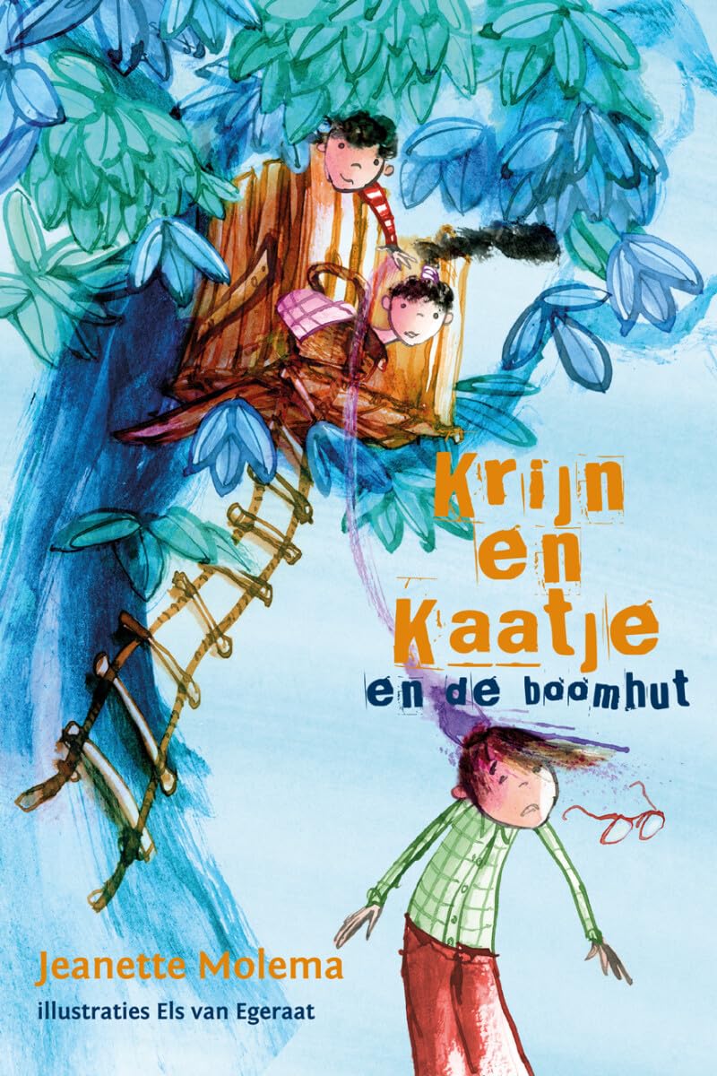 Krijn en Kaatje en de boomhut (Krijn en Kaatje (1)) (Dutch Edition)