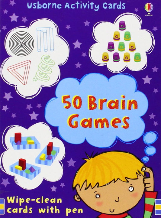 50 Brain Games (Usborne Activity Cards) (Activity and Puzzle Cards)