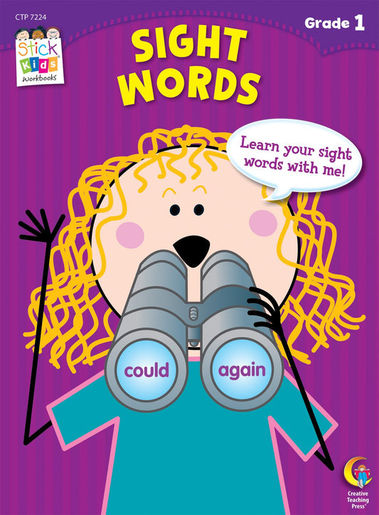 Sight Words Stick Kids Workbook, Grade 1