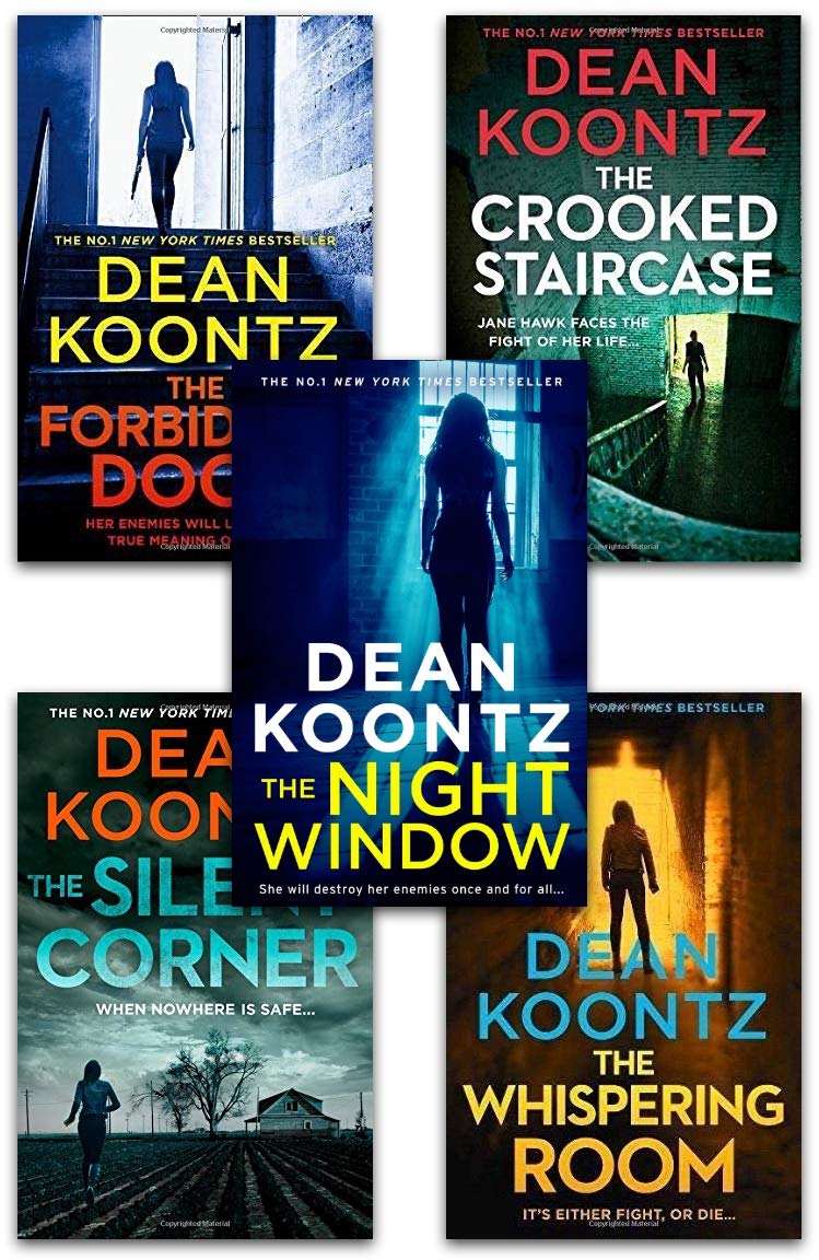 Jane Hawk Thriller Series 5 Books Collection Set - The Silent Corner, The Whispering Room, The Crooked Staircase, The Ni