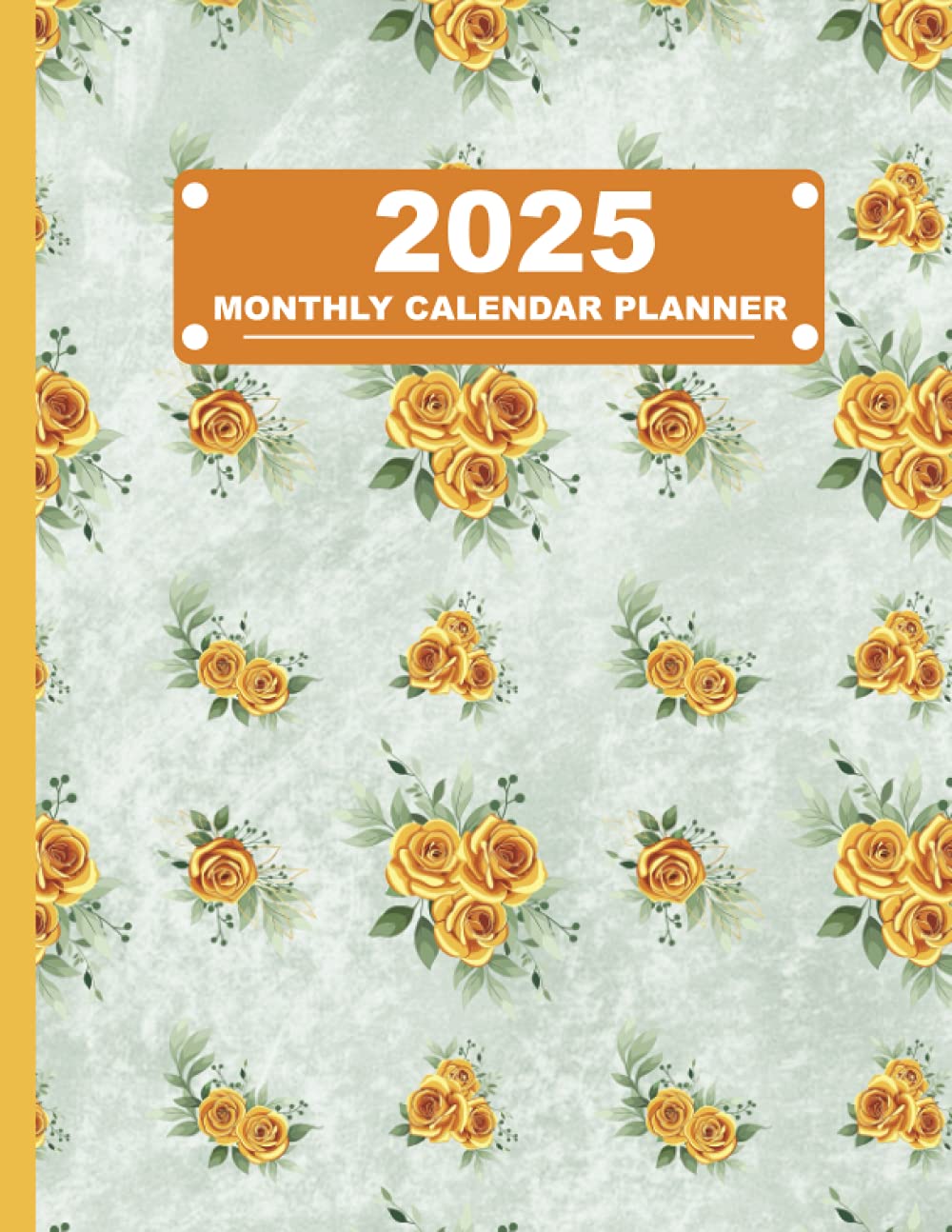 2025 MONTHLY CALENDAR PLANNER: Planner 2025 For Women, Simple monthly planner with large monthly calendar planner, calendar note, lined monthly planne