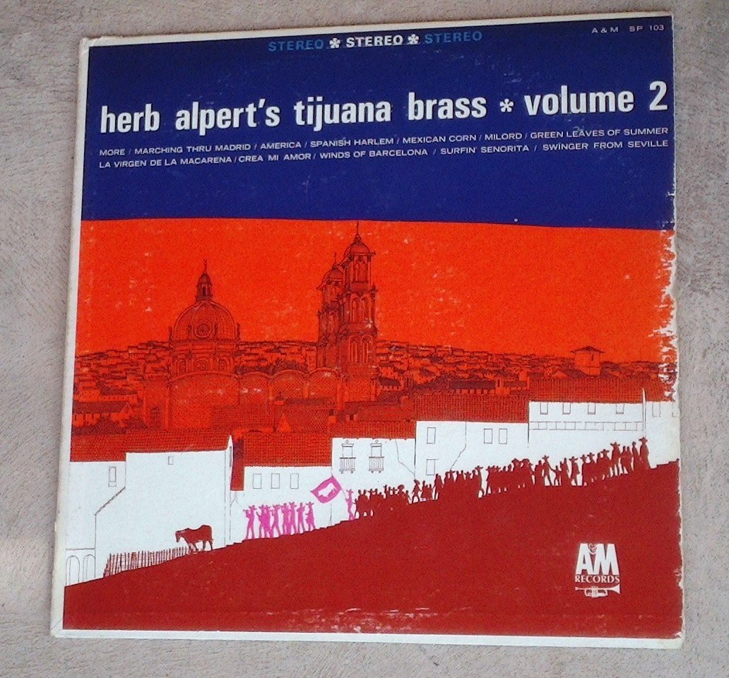 HERB ALPERT'S TIJUANA BRASS volume 2 LP Mint- SP-103 Stereo 1963 USA Latin Jazz