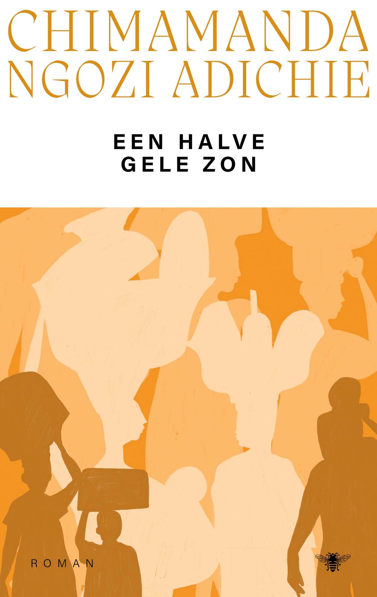 Een halve gele zon