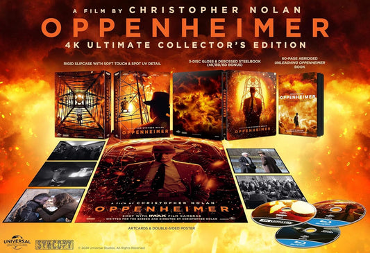 Oppenheimer 4K Ultimate Collector's Edition [4K UHD + Blu-ray] (Steelbook) [3-Disc Set]