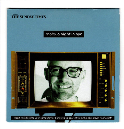 Moby - A Night In NYC - Rare Promotional Issue By The The Sunday Times