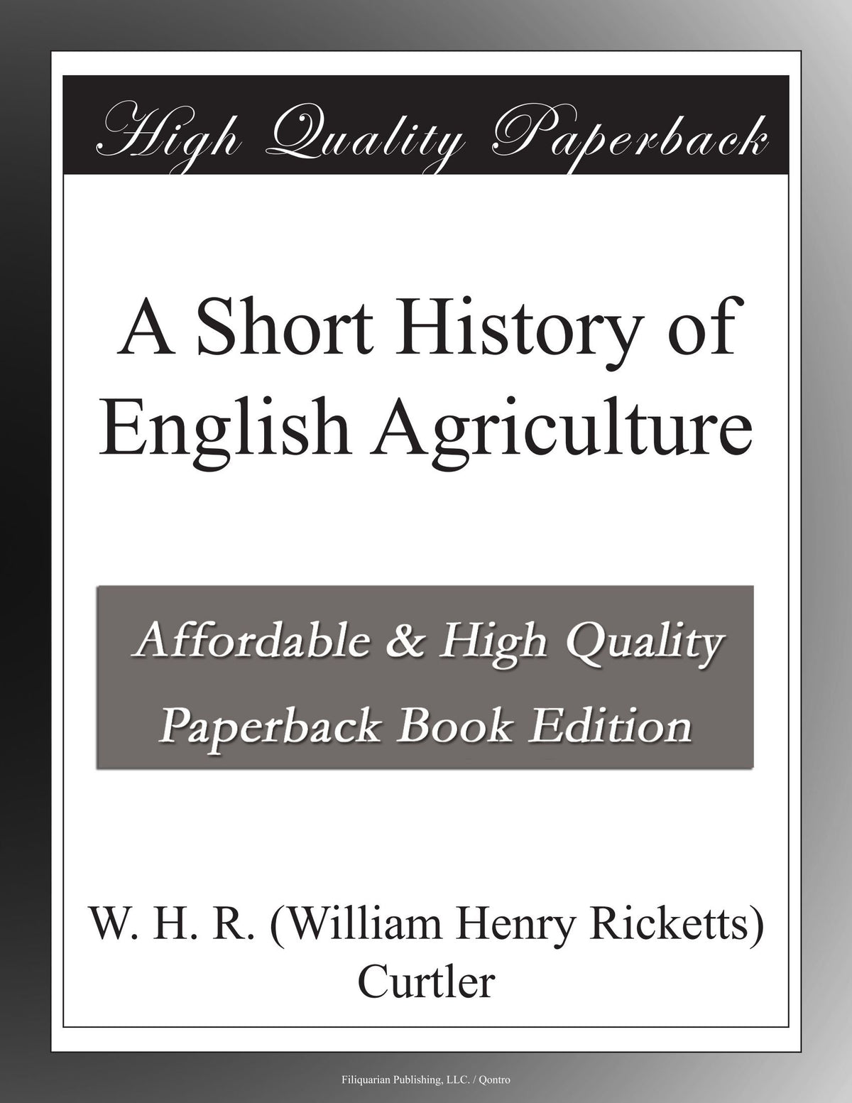 A Short History of English Agriculture