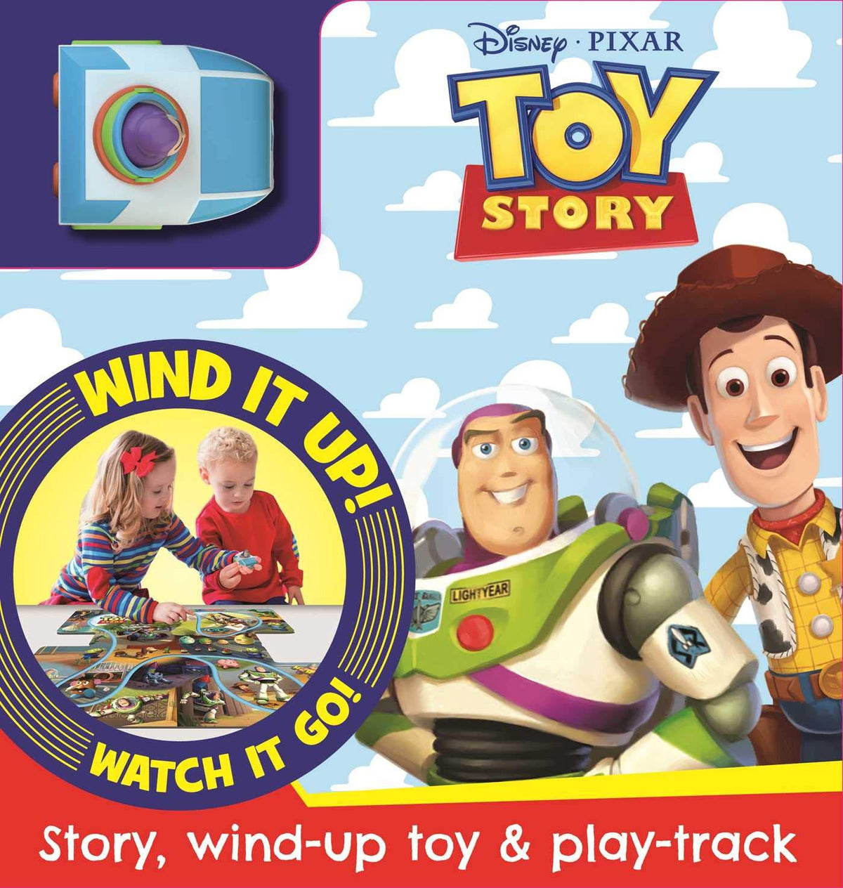 Disney Pixar: Toy Story: Busy Board with Wind-Up Car & Track