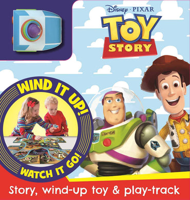 Disney Pixar: Toy Story: Busy Board with Wind-Up Car & Track