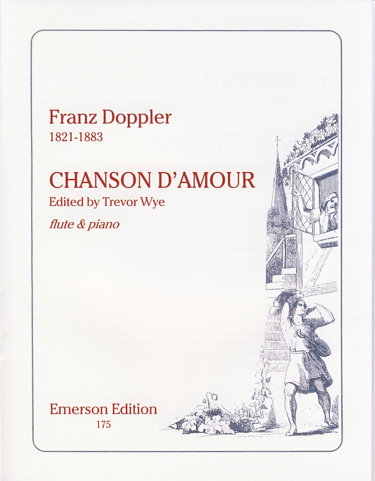 DOPPLER - Chanson d´amour Op.20 para Flauta y Piano (Wye)
