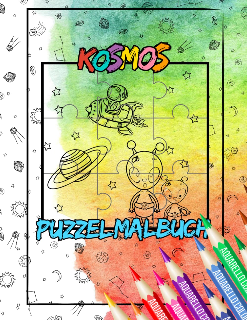 KOSMOS PUZZLEMALBUCH (German Edition)