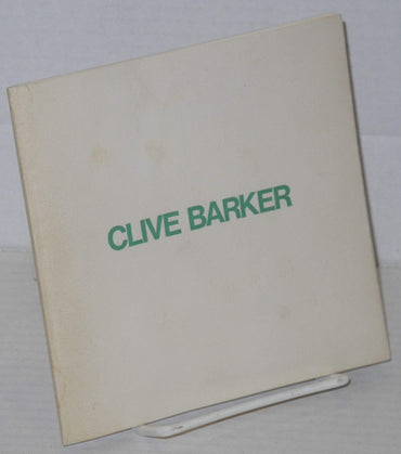 Clive Barker: Heads and chariots : 2 to 26 July 1974