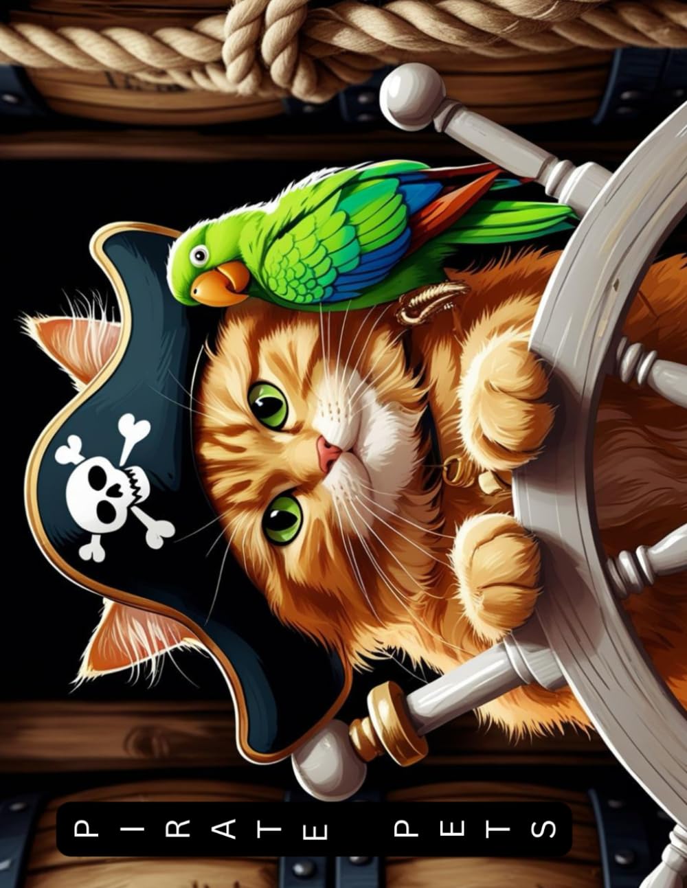 Pirate pets: Colour the crew. Find the treasure. Rule the seas!