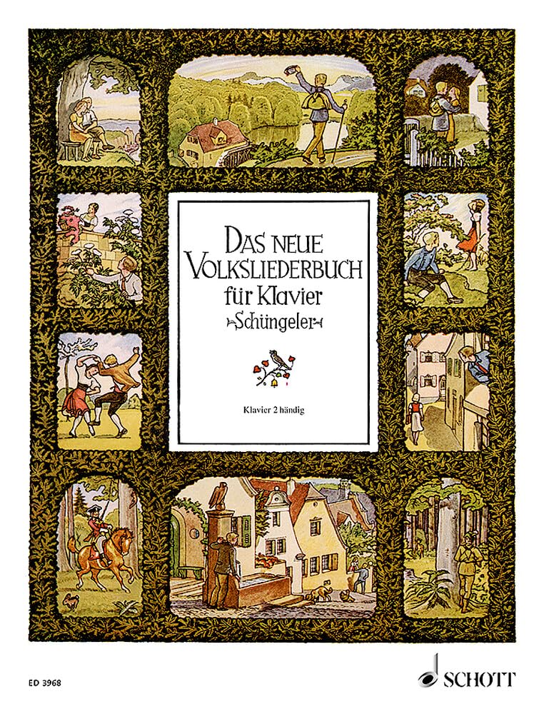 Das neue Volksliederbuch für Klavier: Volksliedersammlung in leichtem Satz. piano.