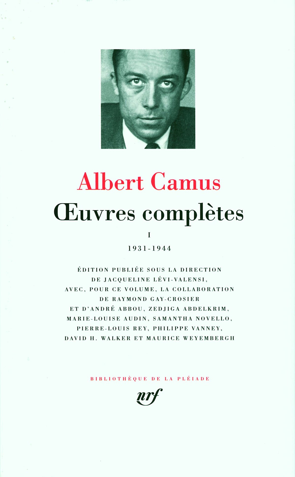 Oeuvres Completes 1 [Bibliotheque de la Pleiade] (French Edition)