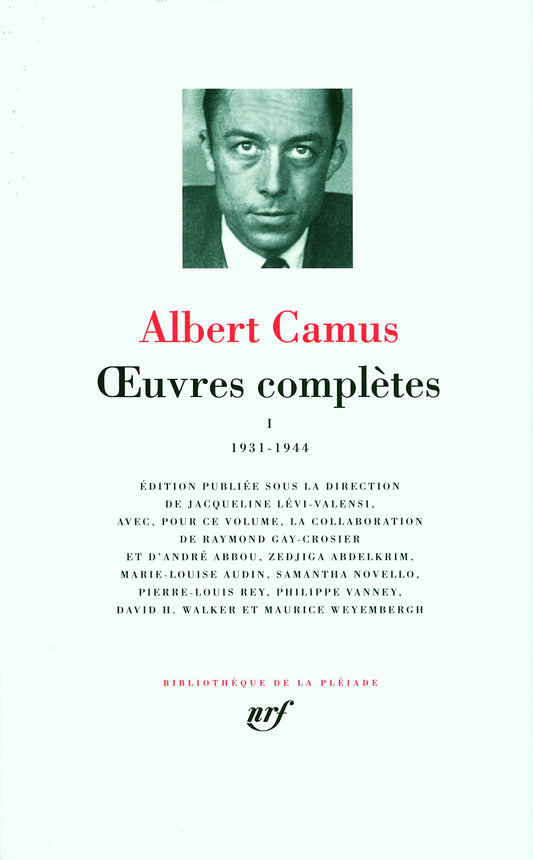Oeuvres Completes 1 [Bibliotheque de la Pleiade] (French Edition)
