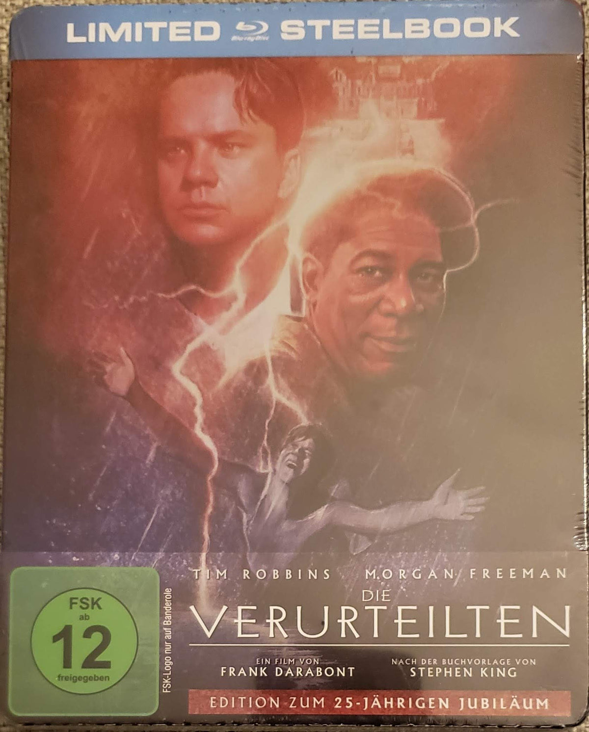 THE SHAWSHANK REDEMPTION Steelbook (Blu-ray Region-B Locked Import) [25th Anniversary]