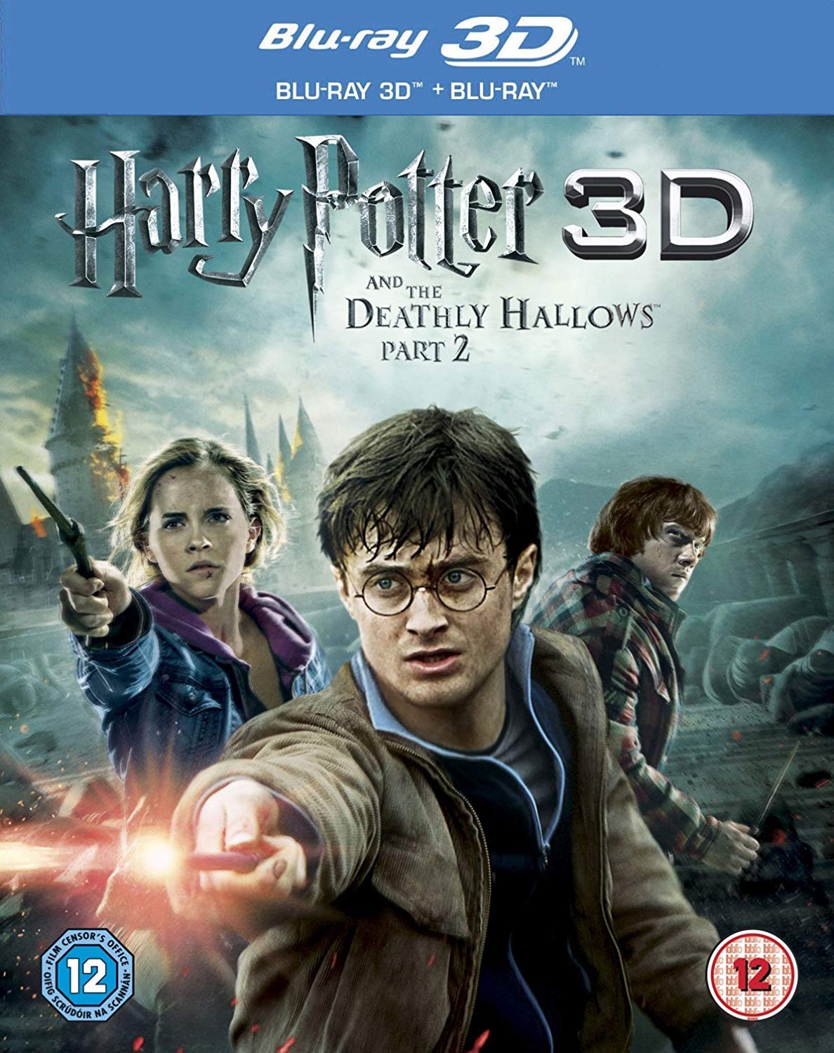 Harry Potter & The Deathly Hallows Part 2 - Blu-Ray 3D + Blu-Ray + DVD + Digital Copy