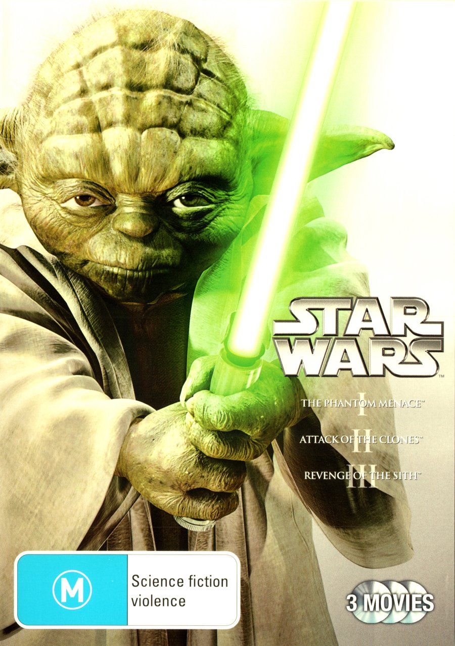 Star Wars Phantom Menace / Attack of Clones / Revenge of Sith DVD | NON-USA Format | Region 4 Import - Australia