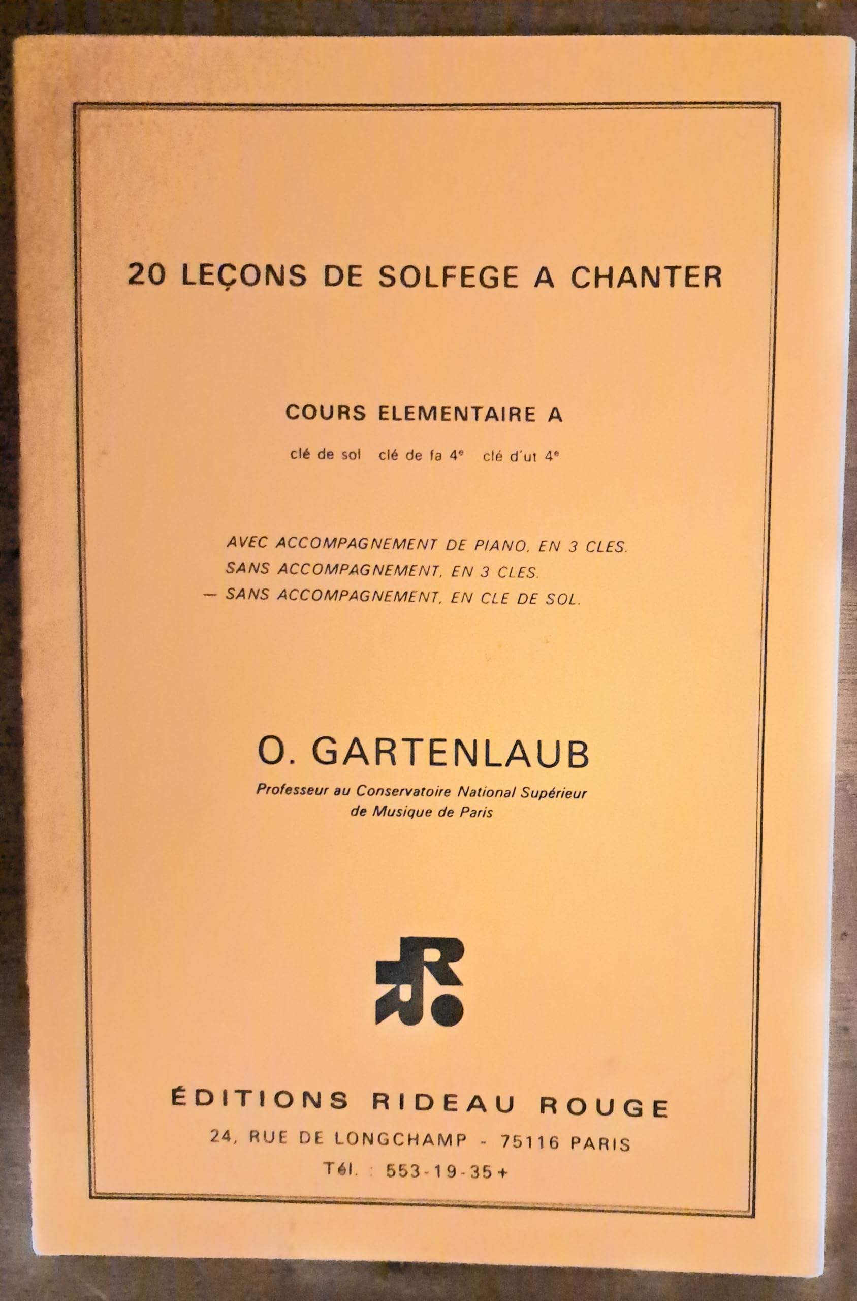 20 LECONS COURS EL.A SOL