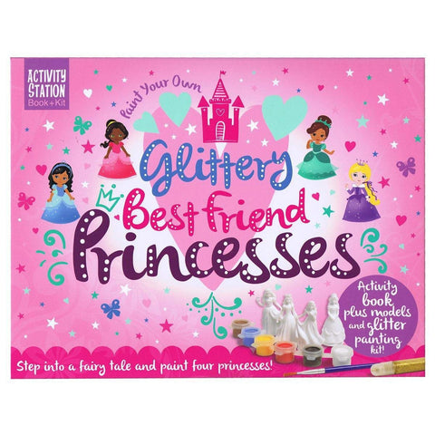 Paint Your Own Glittery Best Friend Princesses (Activity Station Gift Boxes)