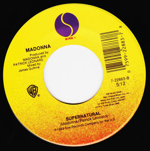 Madonna 45 RPM Cherish / Supernatural