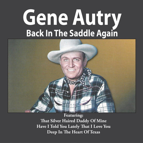 Back In The Saddle Again