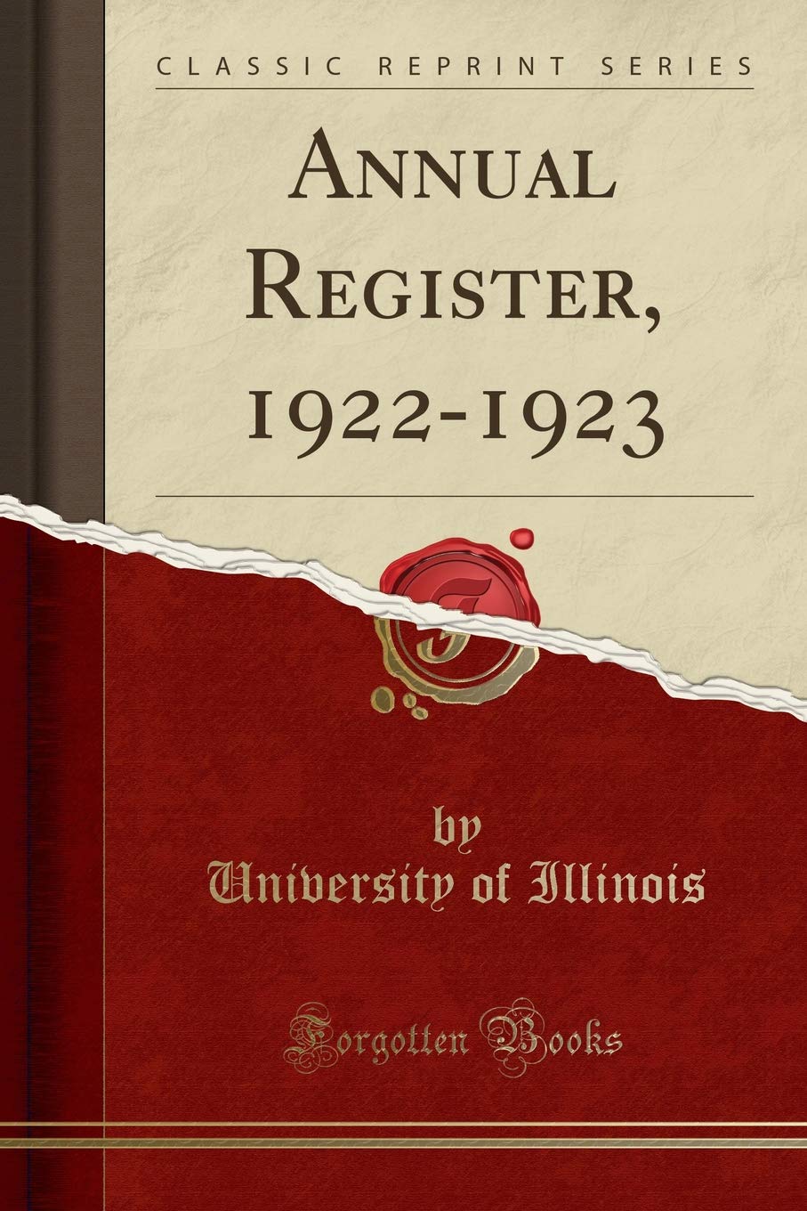 Annual Register, 1922-1923