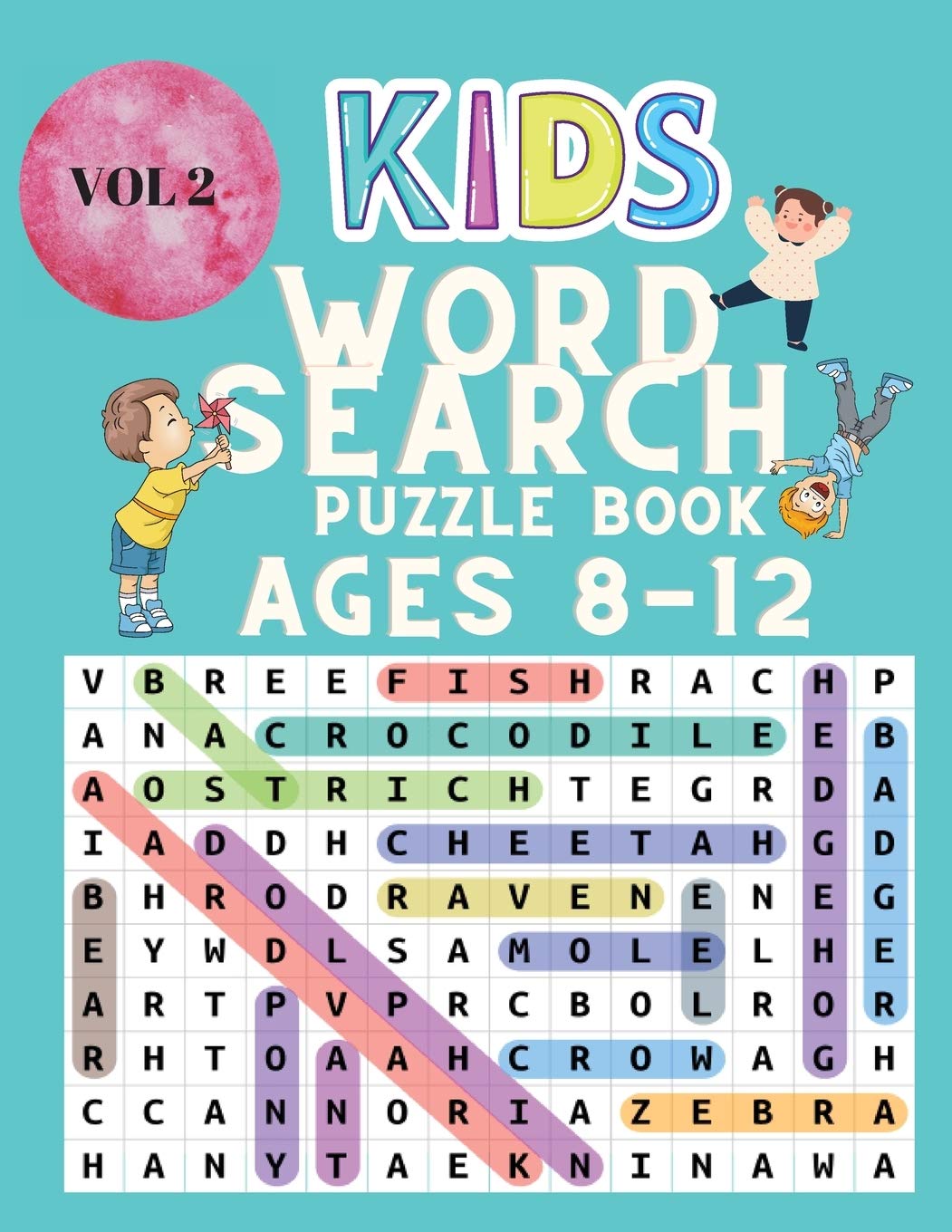 Kids Word Search Puzzle Book for Ages 8-12: Word Search for Kids - Large Print Word Search Game - Practice Spelling, Lea