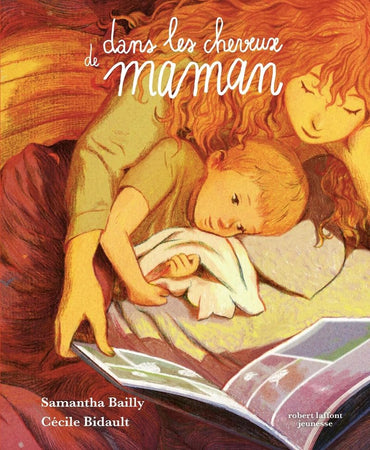 Dans les cheveux de maman