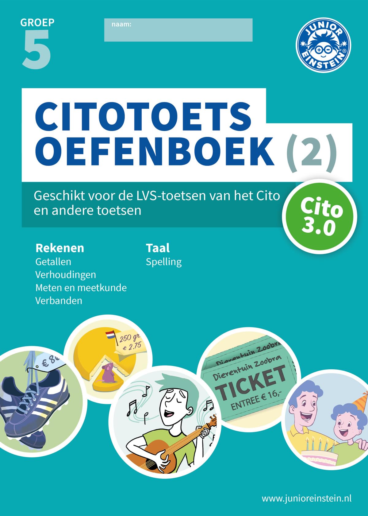 Citotoets Oefenboek deel 2 groep 5: Geschikt voor de LVS-toetsen van het Cito en andere toetsen M5/E5
