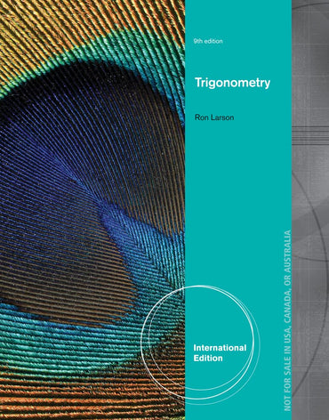 Trigonometry, International Edition