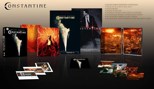 Constantine 20th Anniversary Limited Steelbook Collector's Edition, 4K UHD + Blu-ray Steelbook
