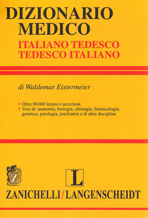 Dizionario medico. Tedesco-italiano, italiano-tedesco