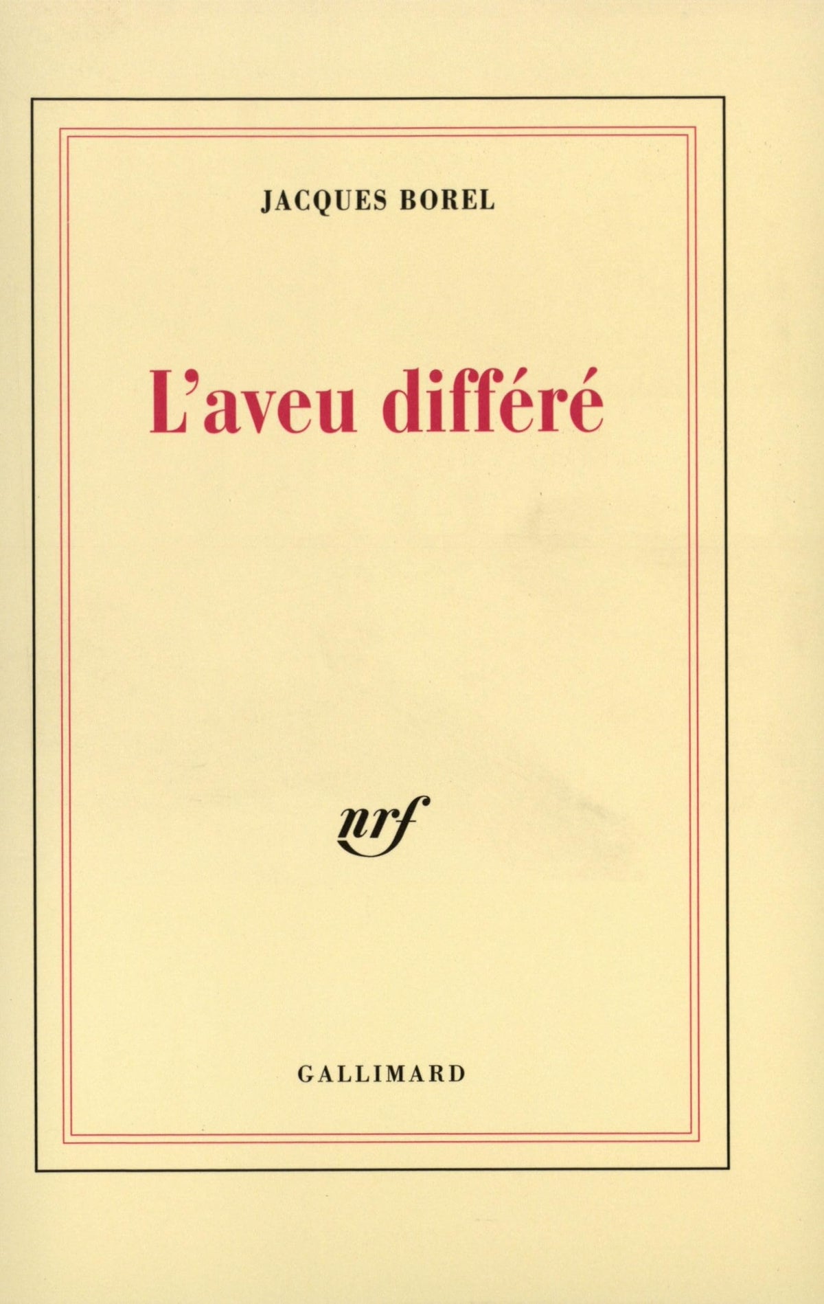 L'Aveu différé