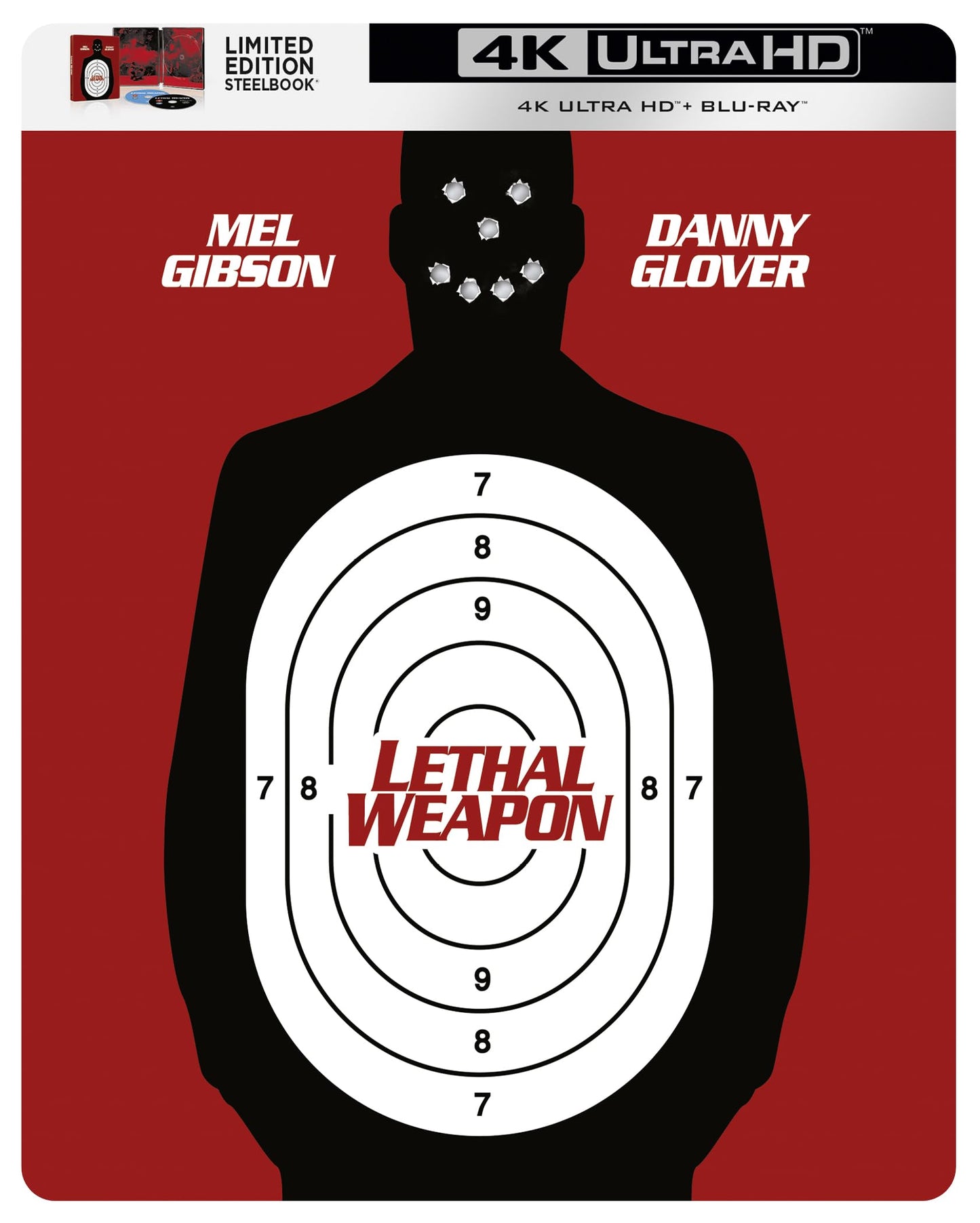 Lethal Weapon Steelbook [4K Ultra HD] [1987] [Blu-ray] [Region Free] [4K UHD]
