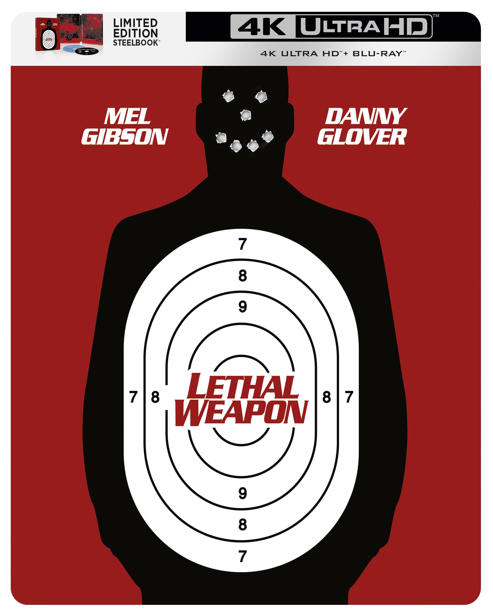 Lethal Weapon Steelbook [4K Ultra HD] [1987] [Blu-ray] [Region Free] [4K UHD]
