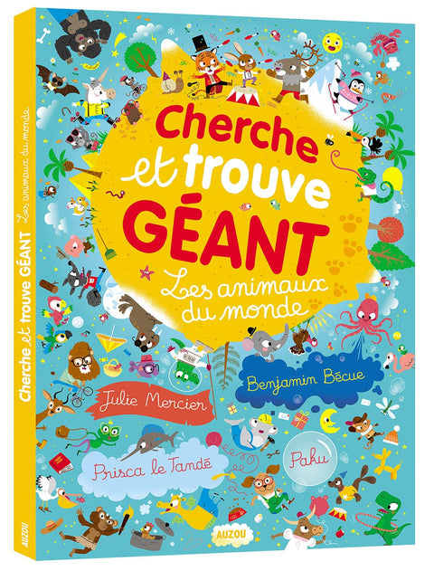 CHERCHE ET TROUVE GEANT - LES ANIMAUX DU MONDE
