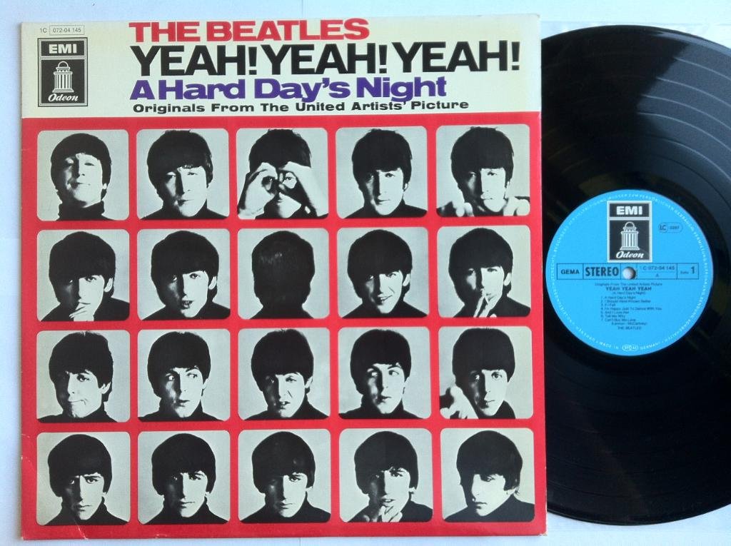 A Hard Day's Night (Germany) LP - EMI Odeon - 1C 072 04 145