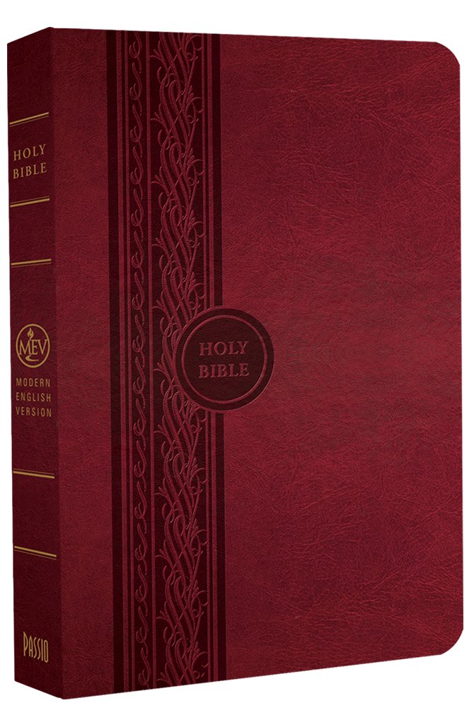 MEV Bible Thinline Reference Cranberry: Modern English Version