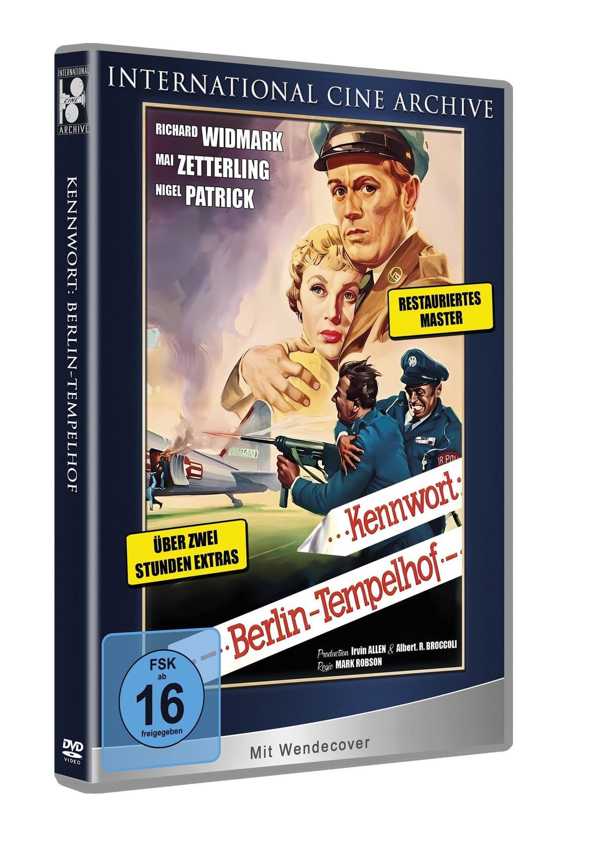 Kennwort: Berlin-Tempelhof (1955) - Deutsche DVD-Premiere - Über 2 Stunden Extras - Mit Richard Widmark - Restauriertes 