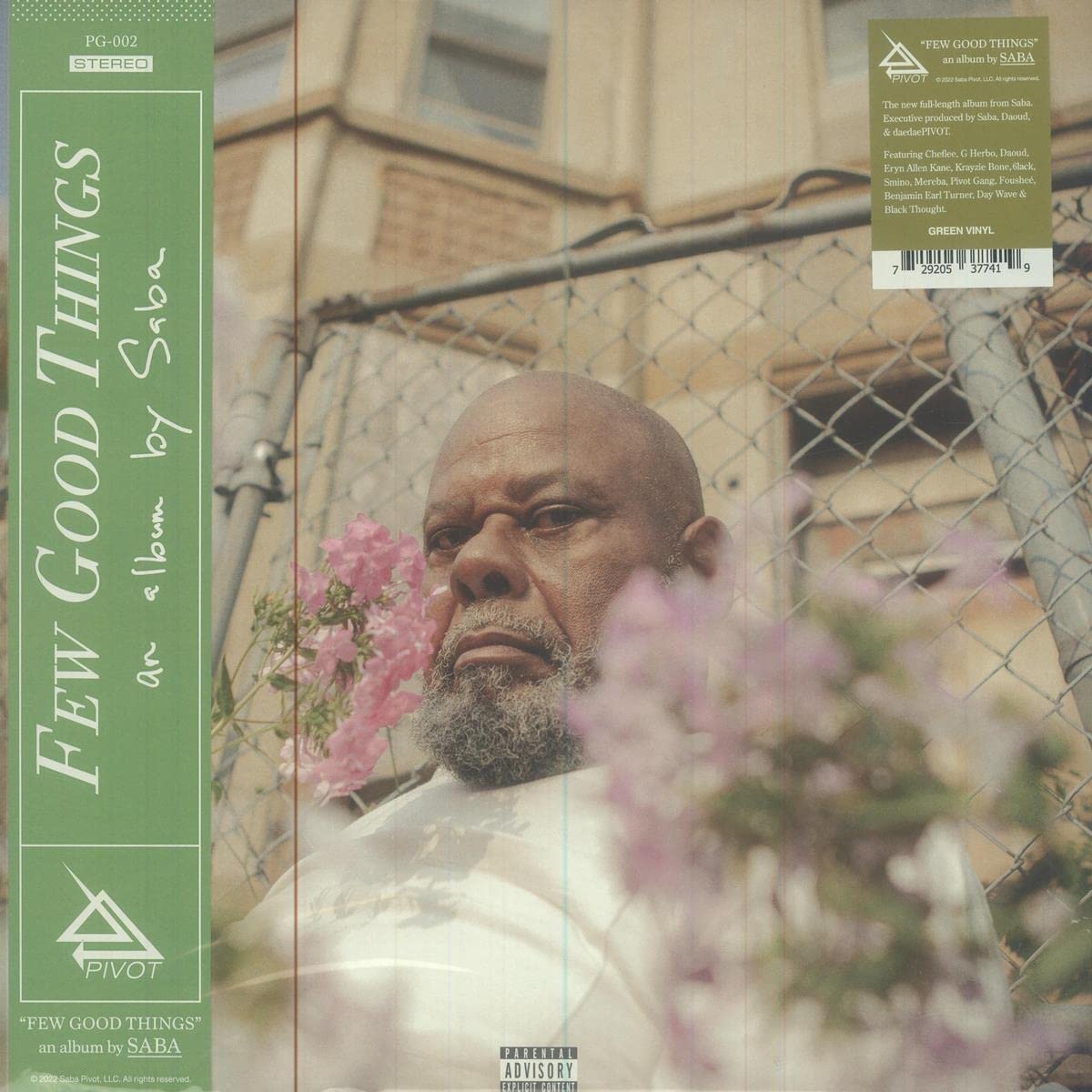 Saba - Few Good Things (Limited Green Vinyl 2022 Saba Pivot LLC - PG-002)